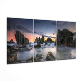 Cliffs Glass Wall Art.